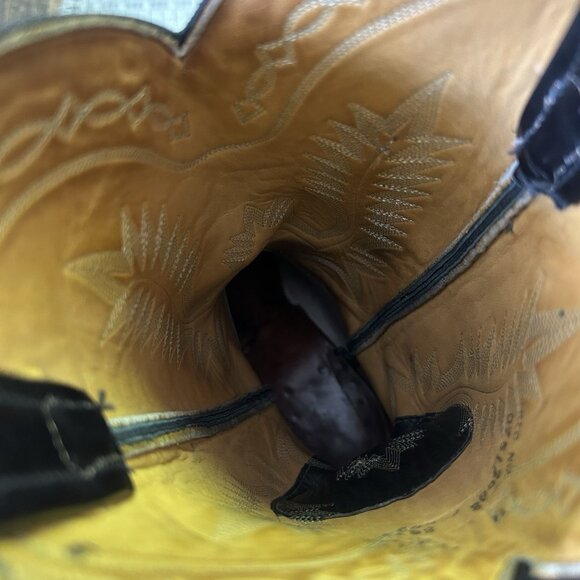 Tony Lama Vintage Snakeskin Western Cowboy Boots Mens 9 D - Picture 12 of 12